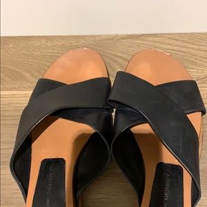 Derek Lam summer leather cross over sandals